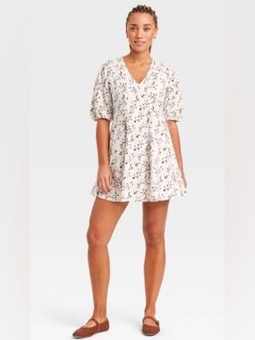Universal Thread Bell Elbow Mini A-Line Dress